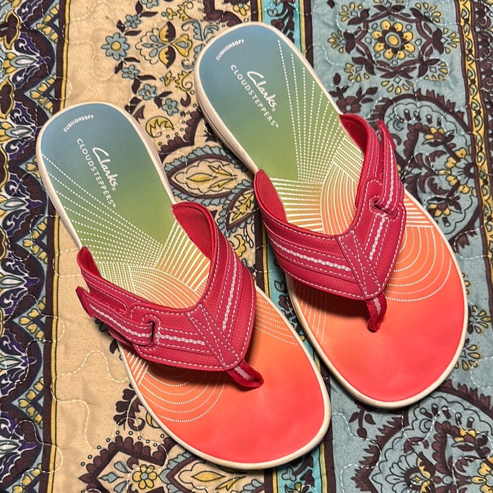 Clarks Cloudsteppers Multicolored Sandals